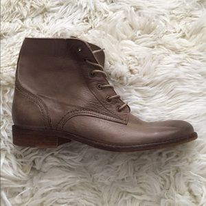 Tan leather booties - Made in Portugal